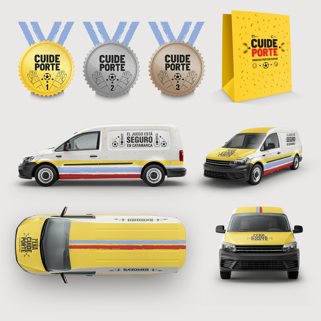 Fest + Sports Group: Fest Van and Sport Medals