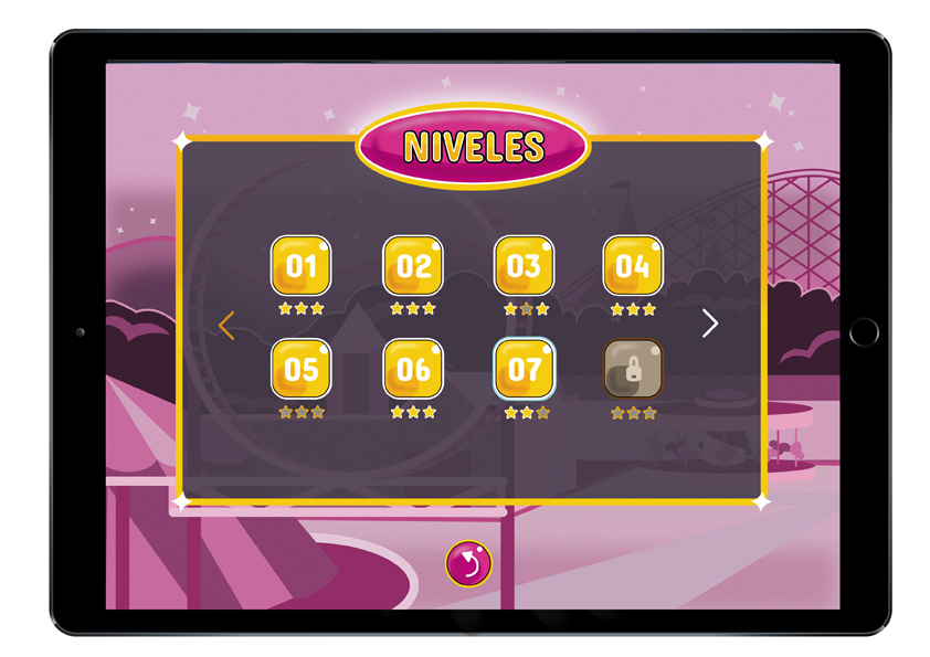 PARQUE XXV: Select Menu