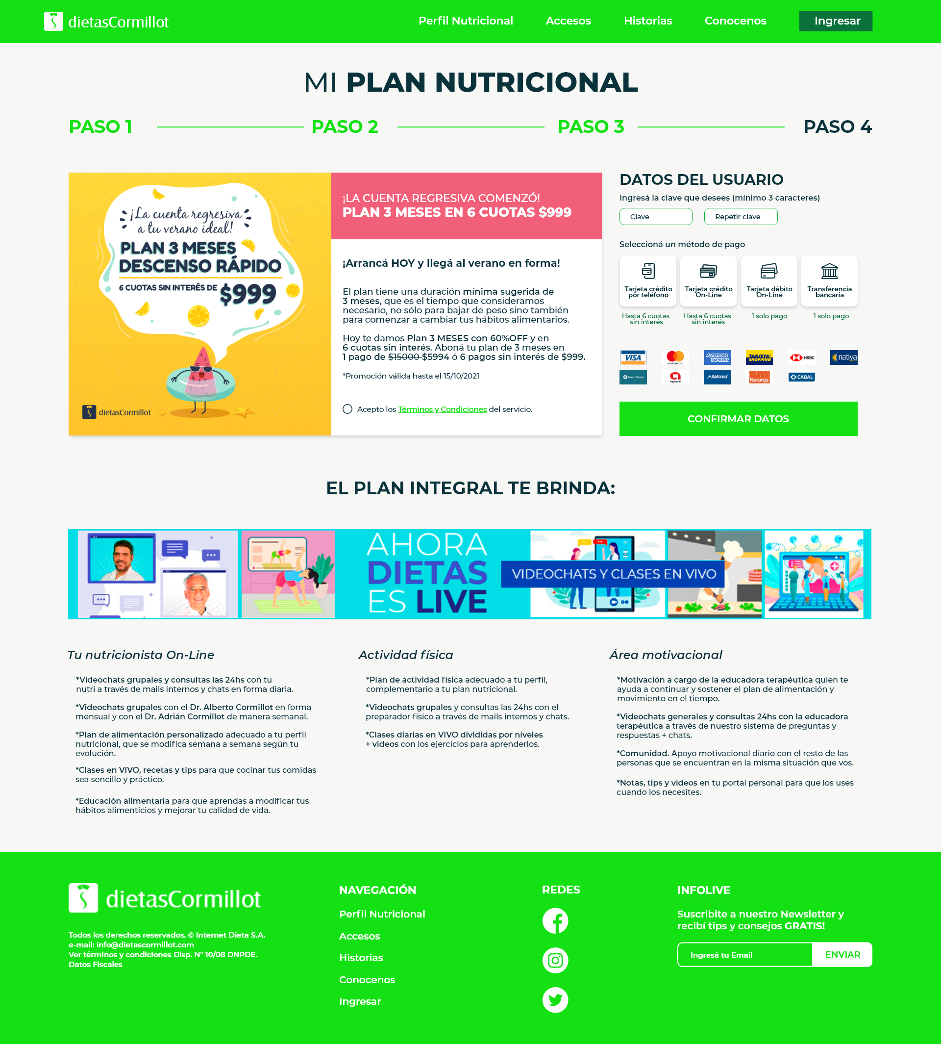 Registro Perfil Nutricional –4